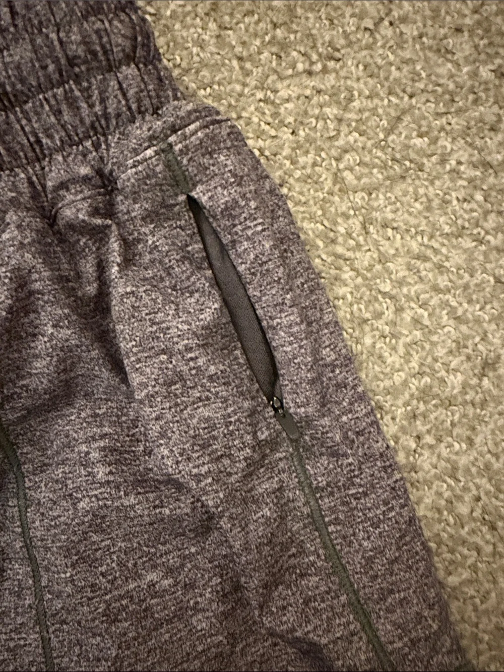 Women's Lululemon Heather Gray Active Shorts - Lightweight Running Shorts
